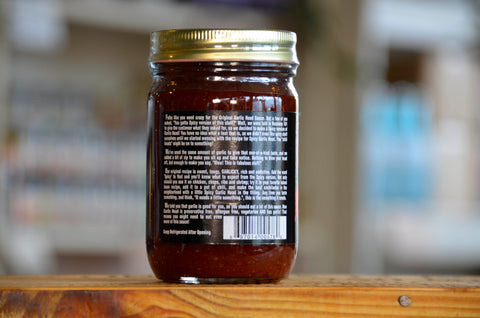 Image of 6-Pack Garlic Head SPICY Barbecue Sauce