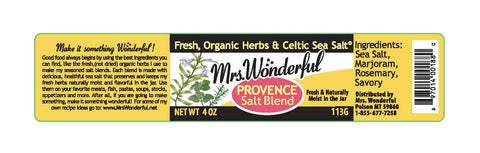 Image of Mrs. Wonderful PROVENCE Salt Blend